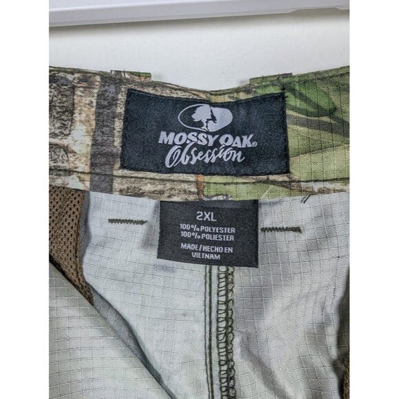 Mossy Oak Obsession Men's Shorts Size 2XL Rip Stop Camouflage Hunting  Outdoor - Picture 6 of 8